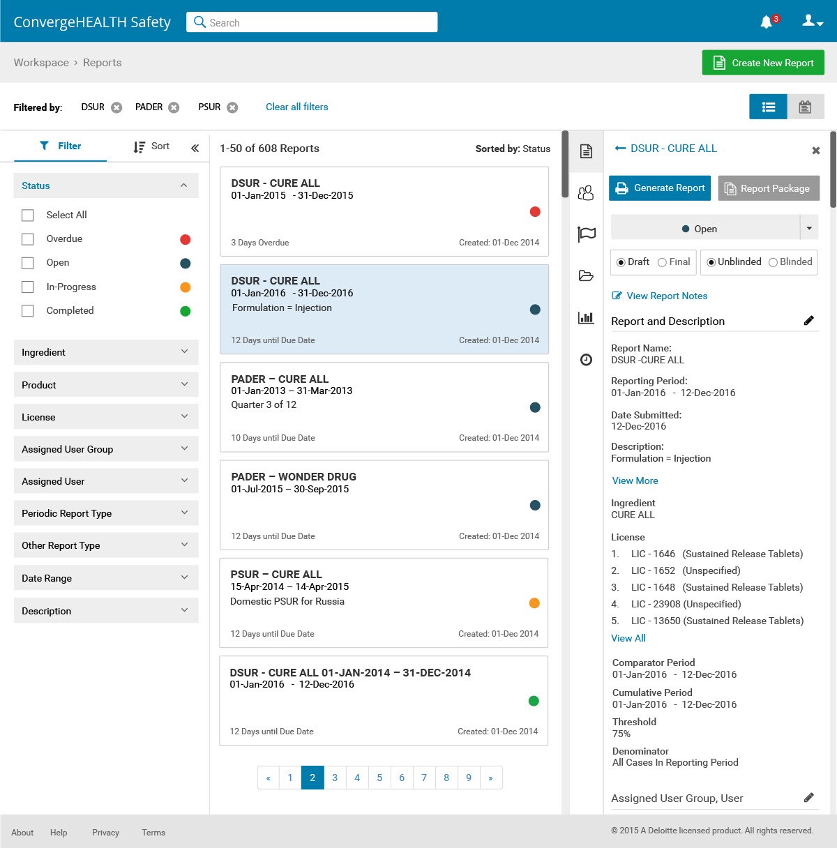 Deloitte Converge Health Safety Dashboard